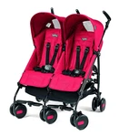 Peg Perego Pliko Mini Twin Stroller - Mod Red, Lightweight & Compact. Fixed Price $598.99.