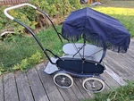 British Silver Cross Baby Carriage Stroller Pram. Fixed Price $395.00.