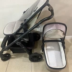 Silver Cross Wave Stroller And Bassinet Gray Black Excellent Condition. Fixed Price $499.00.