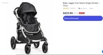 Baby Jogger City Select Single Stroller - Onyx. Fixed Price $155.00.