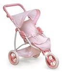 Foldable Jogging Style Doll Stroller - Adjustable Handle, Canopy, Straps & Ba.... Fixed Price $80.67.