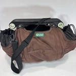 Orbit Baby G2 Stroller Pannier Basket Brown- Cargo Pod Euc. Fixed Price $40.45.