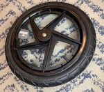 Two Schwinn Instep 16" Bicycle Trailer Rear Black Plastic Mag Wheels 1.75 Tire. Fixed Price $71.50.