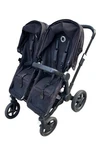 Good Used Bugaboo Donkey 3 Twin Bassinet And Seat Stroller W. Accessories Black. Fixed Price $646.35.