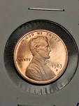 1983-S (pr.)(dcam) DDR-001 FS#801 Error Red Cent. Fixed Price $115.00.