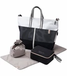 Rachel Zoe Quinny X Sport Diaper Bag Carry-on Travel Large, Black/white, New. Fixed Price $68.00.