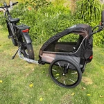 Aipas Child Bike Trailer Foldable 2 Seater Stroller Double Kids Carrier 88 Lbs. Fixed Price $359.00.