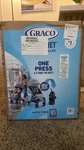 Graco Jet Stroller Gray/black Single Folding Infant Toddler Kingston Fashion. Fixed Price $132.50.