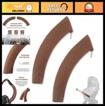 Leather Stroller Handlebar Cover Natural Grip Sleeve, Anti-slip, Easy Install,. Fixed Price $71.99.