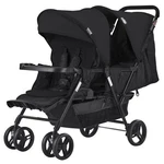 Vevor Double Stroller Foldable Lightweight Twin Tandem Black. Fixed Price $188.99.